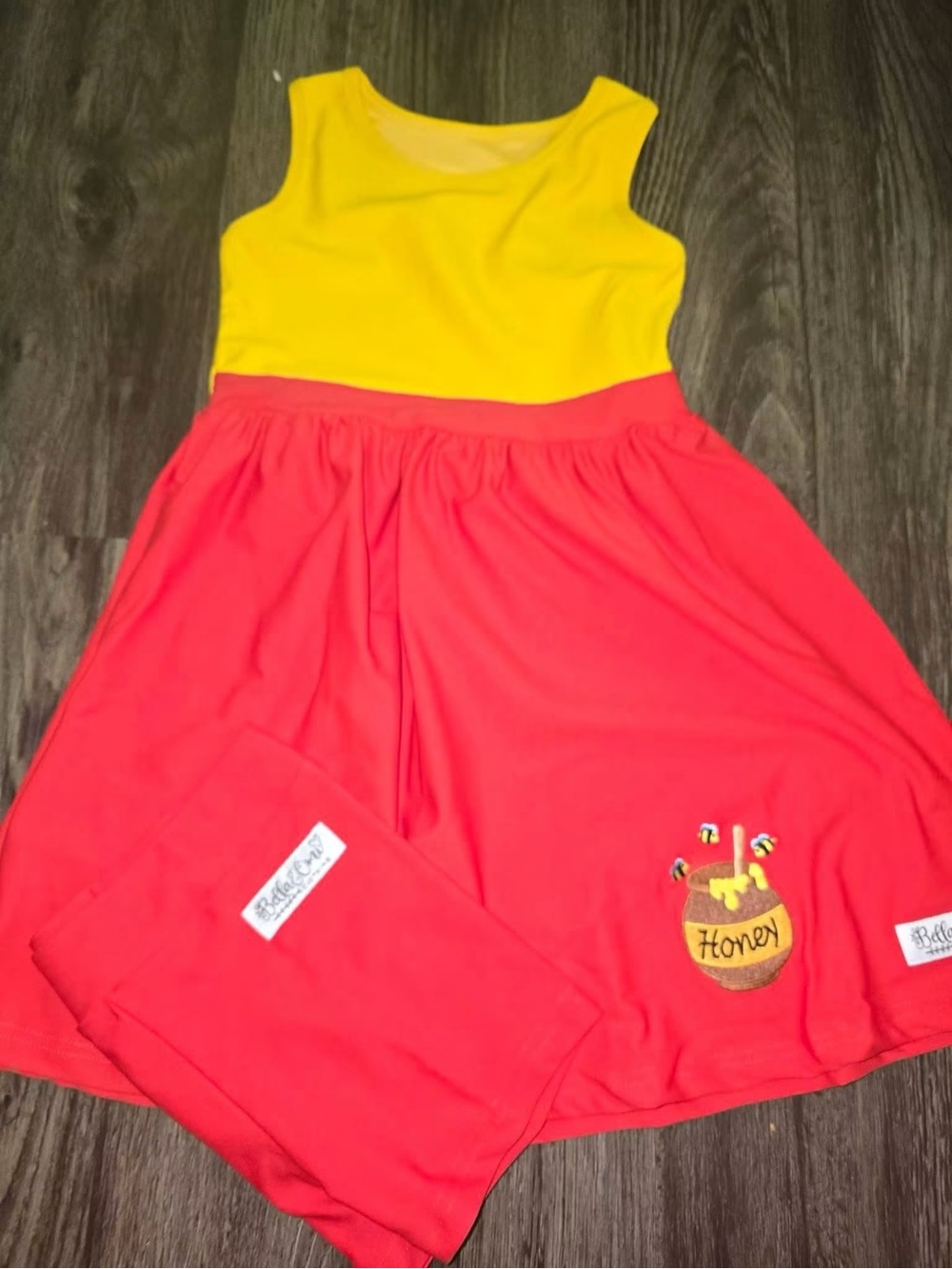 Bella & Omi, size 7, girls, Winnie the Pooh Girls Athletic Set